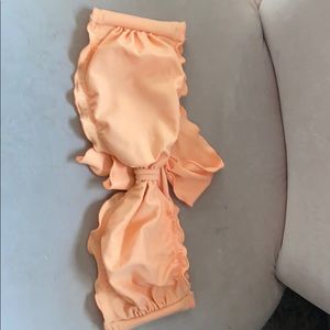 Light Orange Bikini Top